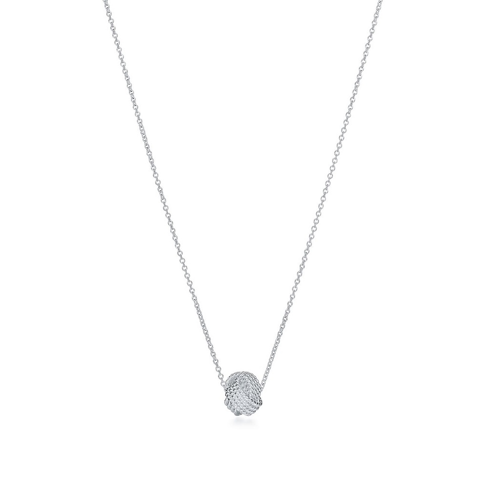 Tiffany twist knot pendant